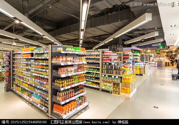 超市 超市内景,零售百货,各行各业,摄影,汇图网www.huitu.com